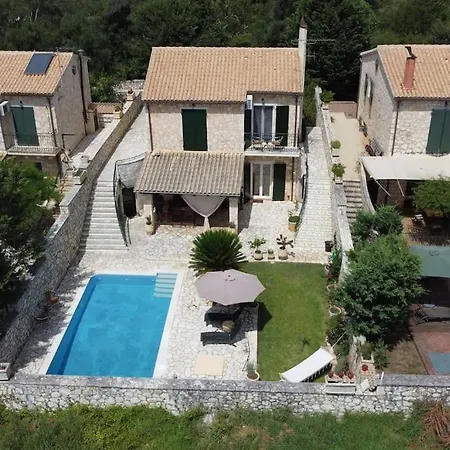 Stone Pool House Gouvia Pouládes