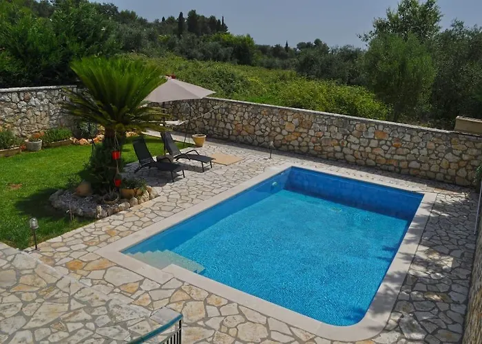 Stone Pool House Gouvia Дом отдыха