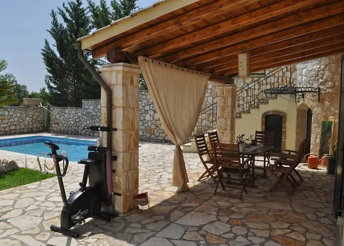 Stone Pool House Gouvia * Pouládes